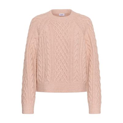 Strickpullover SAINT TROPEZ "Saint Tropez Strickpullover UwenaSZ", Damen, Gr. XL, rosa (party rose melange), Pullover Strickpullover