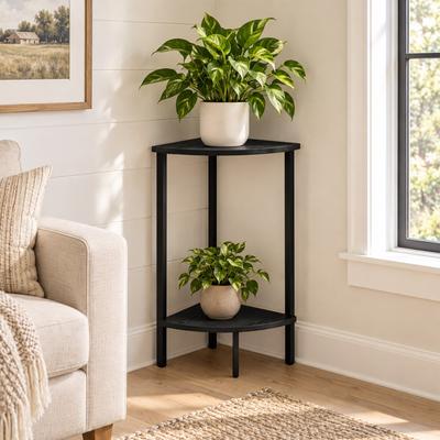 Convenience Concepts Graystone 31 inch 2 Tier Corner Plant Stand