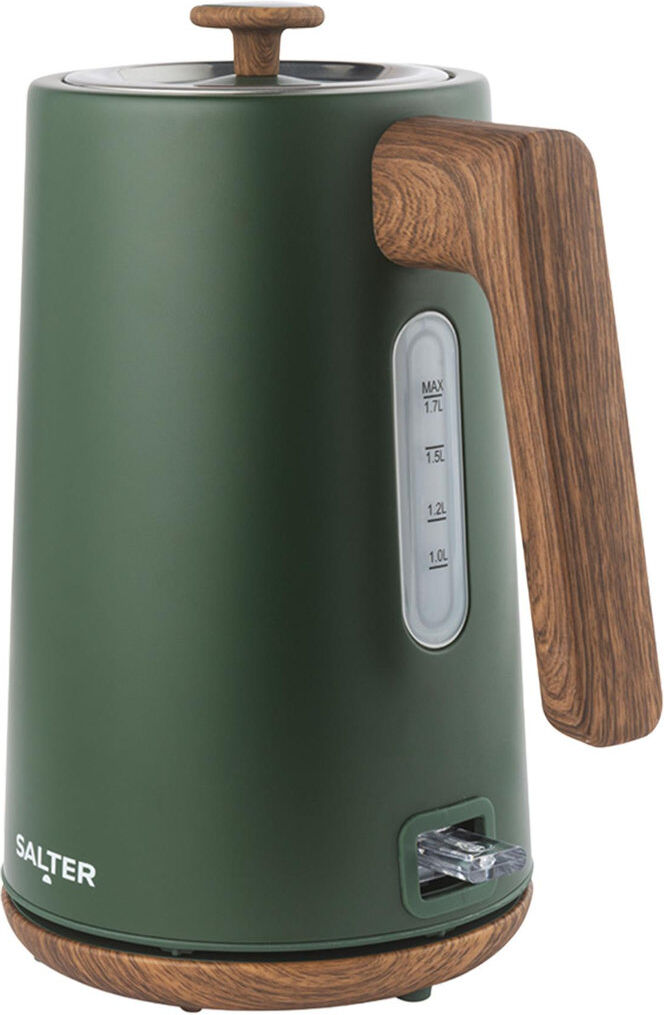 Salter Toronto 1.7 L Stainless Steel Whistling Electric Tea Kettle Green 1.7L