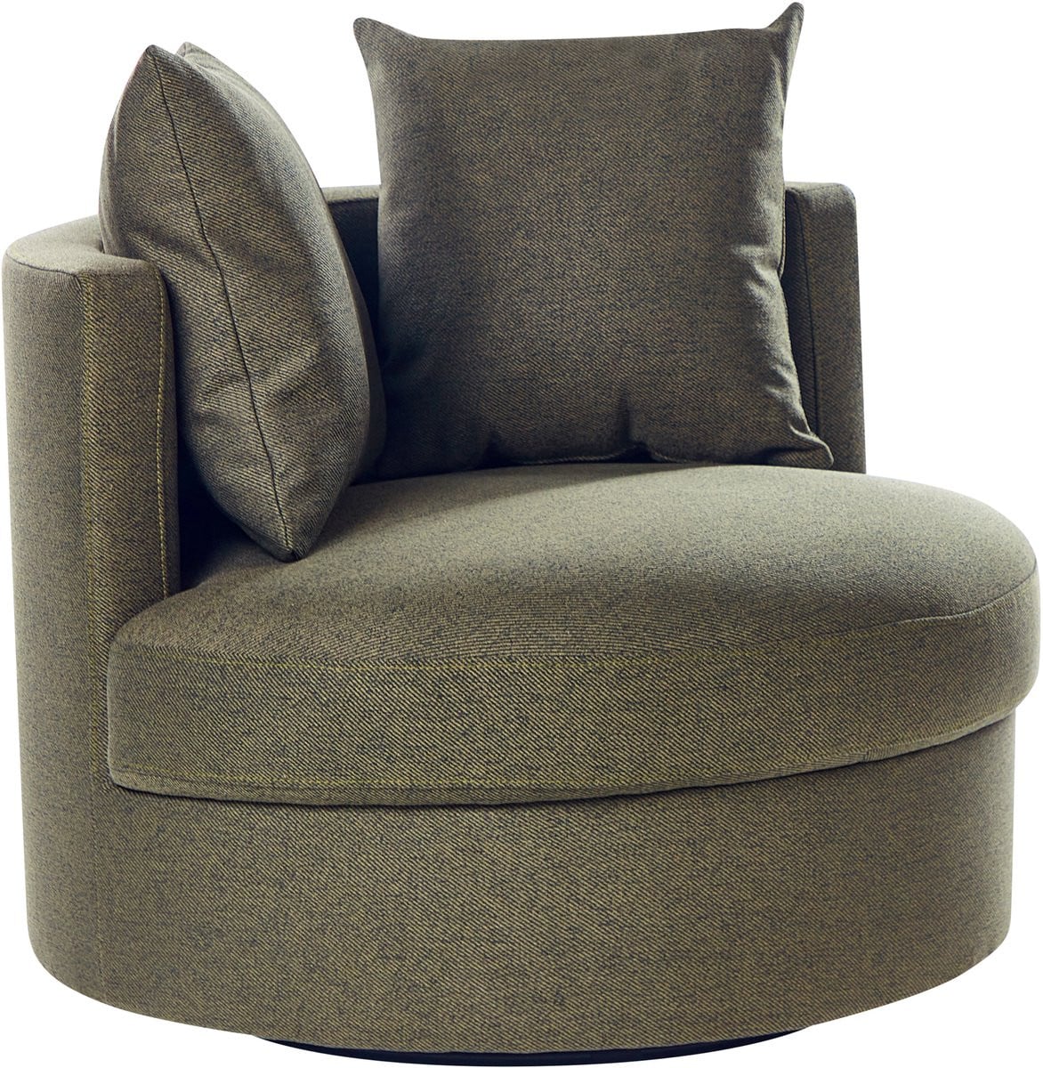 Beliani DALBY Fauteuil - Donkergroen - Polyester