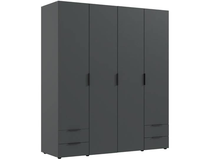 Kleiderschrank Modu graphit Holzwerkstoff B 160 cm
