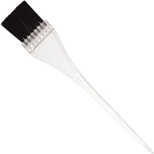 Hairway Färbepinsel mit schmalen Borsten / Transparent 26004