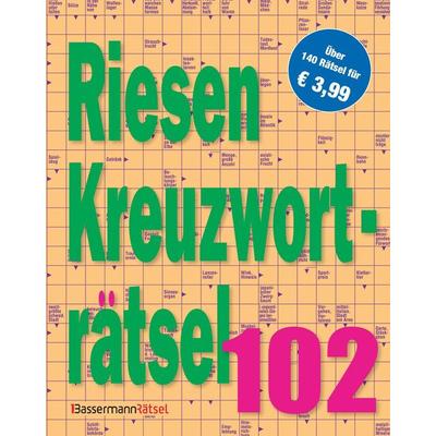 Riesen-Kreuzworträtsel 102, Taschenbuch von Eberhard Krüger, Bassermann, 978-3-8094-5068-9