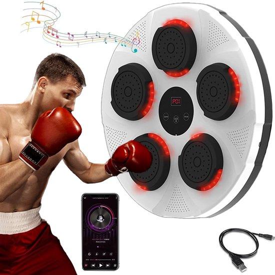 Unyqoos Elektronische Boxmaschine PRO 2024 - Bluetooth 5.0, USB-aufladbar (2000 mAh), 9 Trainingsmodi, LED-Display, 3 Std. Laufzeit, inkl. USB-Kabel