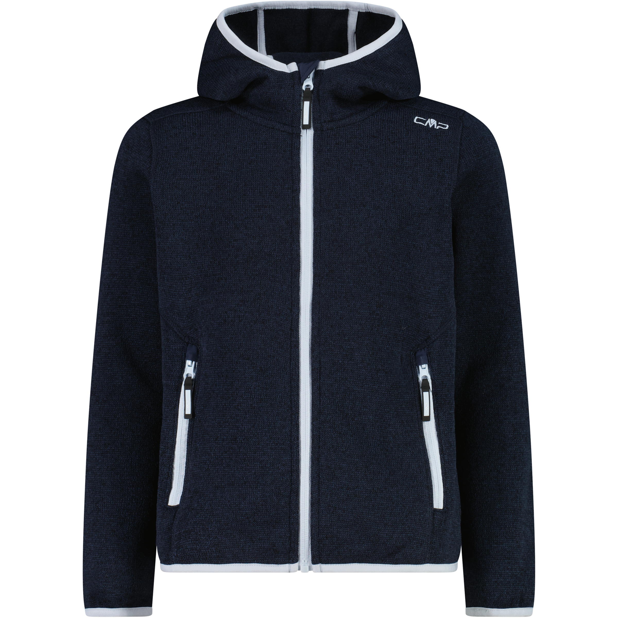 CMP Strick Fleece Kinder Fleecejacke schwarz Größe 152 Trekking Atmungsaktiv