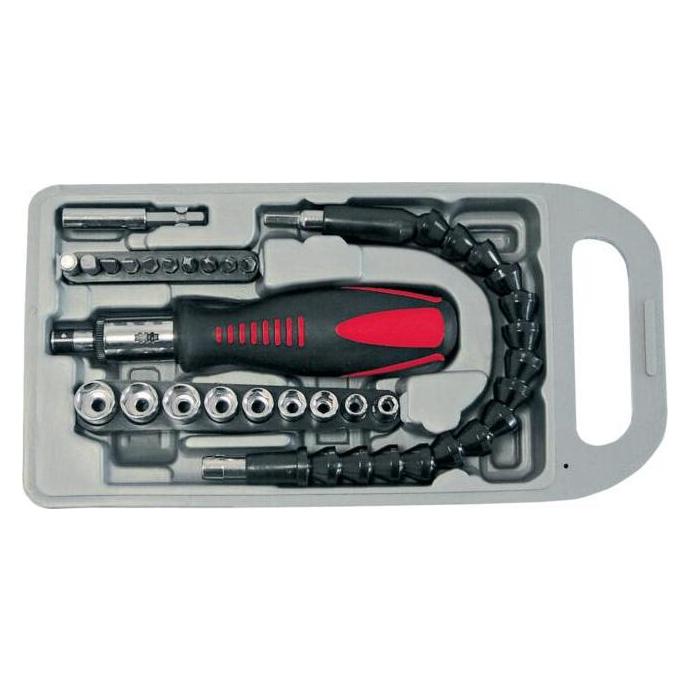 Proline Pro-Line Universal-Schraubendreher mit Ratsche CrV-Set 23-tlg. - 10008 (10008)