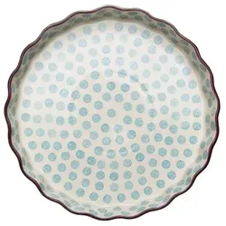 Tranquillo Quiche Form Retro, blau 27cm