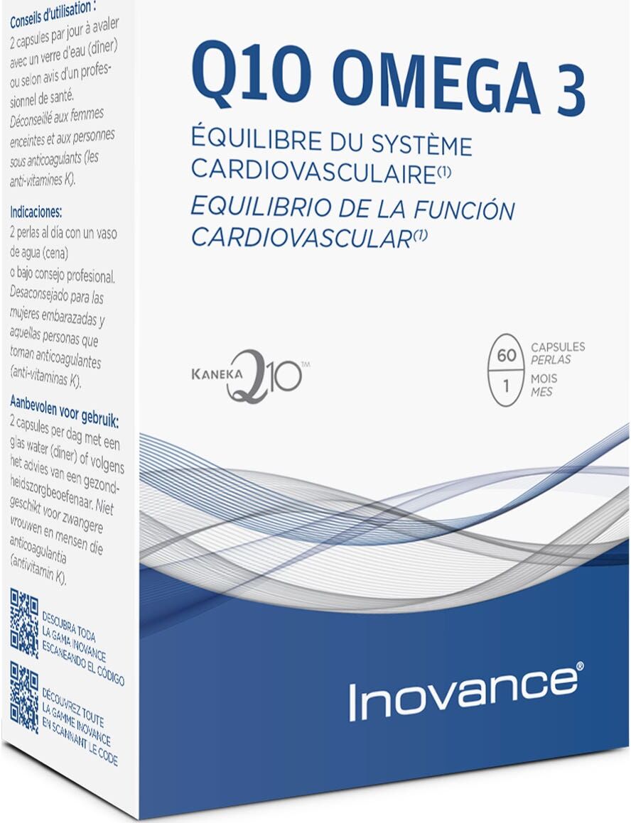 Inovance Q10 Omega 3 60 perlas
