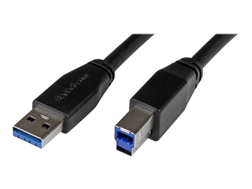 StarTech.com StarTech 10m Aktives USB 3.0 USB-A auf USB-B Kabel - USB A zu USB B Anschlusskabel - USB 3.1 Gen 1 (5 Gbit/s) (USB3SAB10M)