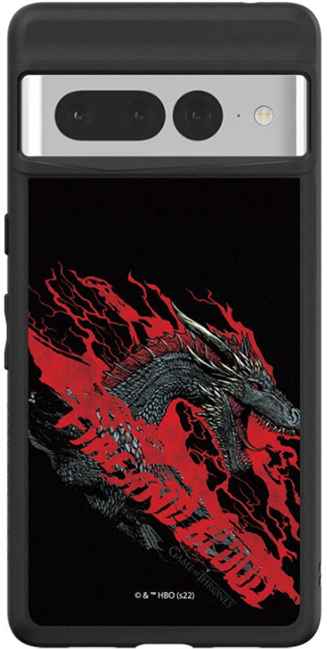 Google Pixel 7 Pro RhinoShield SolidSuit Håndværker Cover m. Game Of Thrones - Dragon Fire & Blood