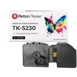 Reton Toner | 50% höhere Druckleistung | ersetzt Kyocera TK-5230K