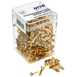 OTTO Office Musterbeutel-Klammern, goldfarben - 500 Stück gold