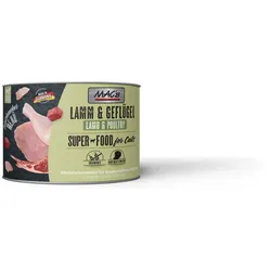 MAC's Cat Feinschmecker Menü 200g Dose Katzennassfutter 6 x 200 Gramm Lamm & Geflügel