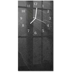 WANDUHR aus Glas 30x60 cm - Marmor