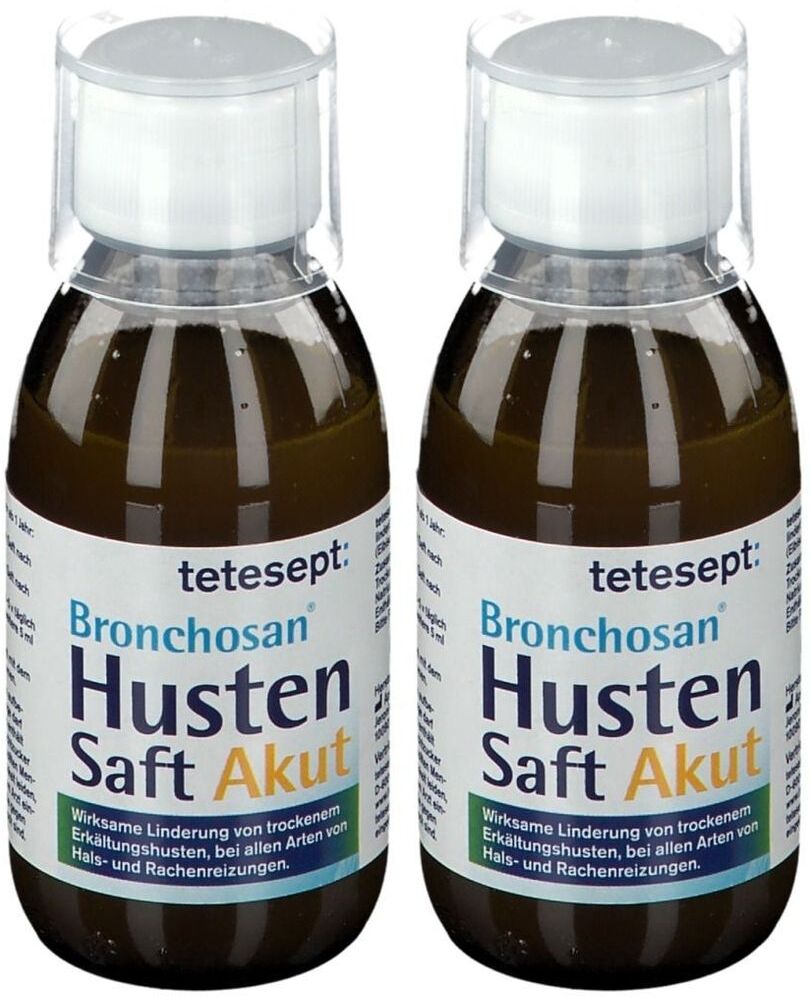 Tetesept Bronchosan Husten Akut Saft 2x 2x117 g