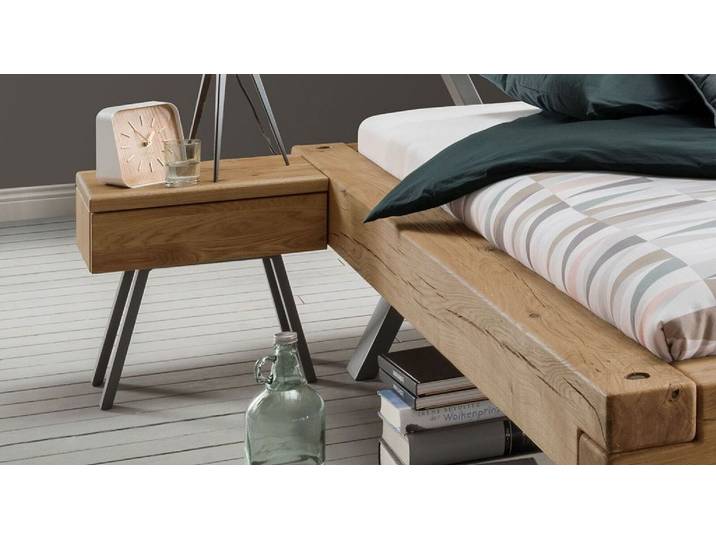 Nachttisch 45cm 'Luisa' Wildeiche geölt