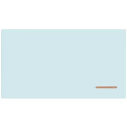 Bi-office Loop Magnetische Sky Tafel, 1800x1000mm, Lackierte Stahloberfläche, Rahmellos