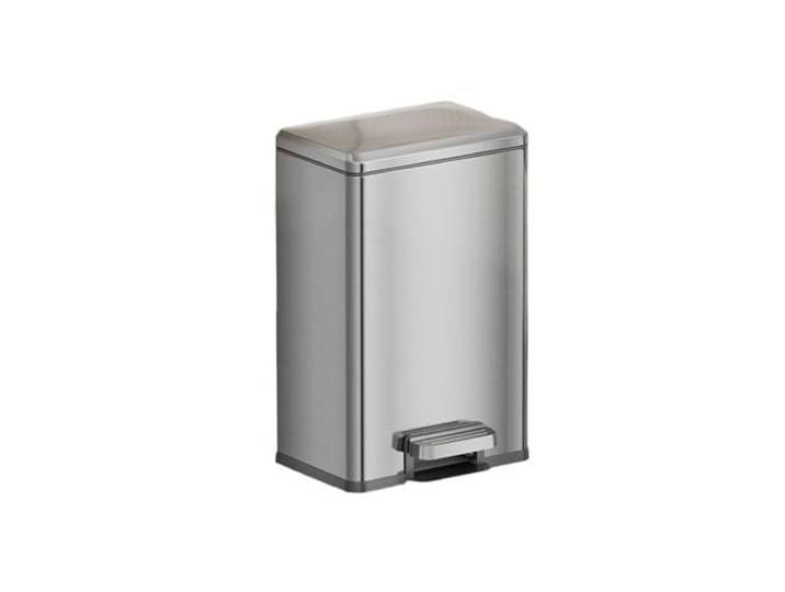 FZL02068LM Badezimmer Mülleimer for Haushalt Und Büro(Silver)