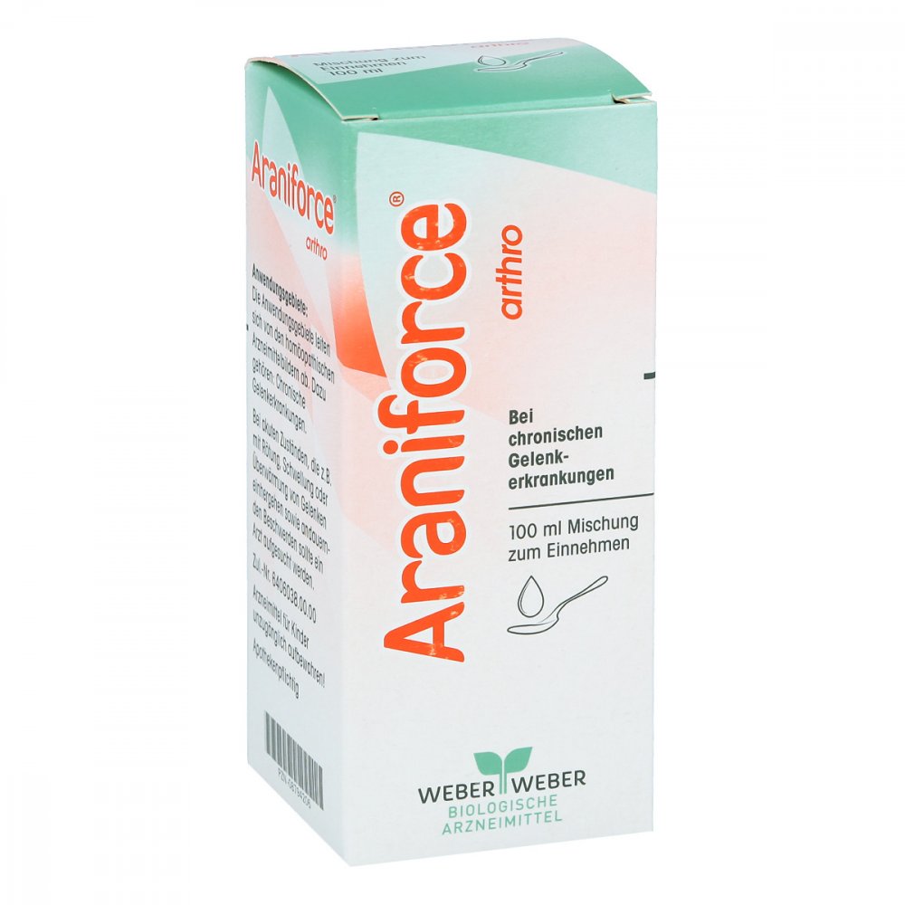 WEBER & WEBER GmbH Araniforce arthro Tropfen zum Einnehmen 08794206