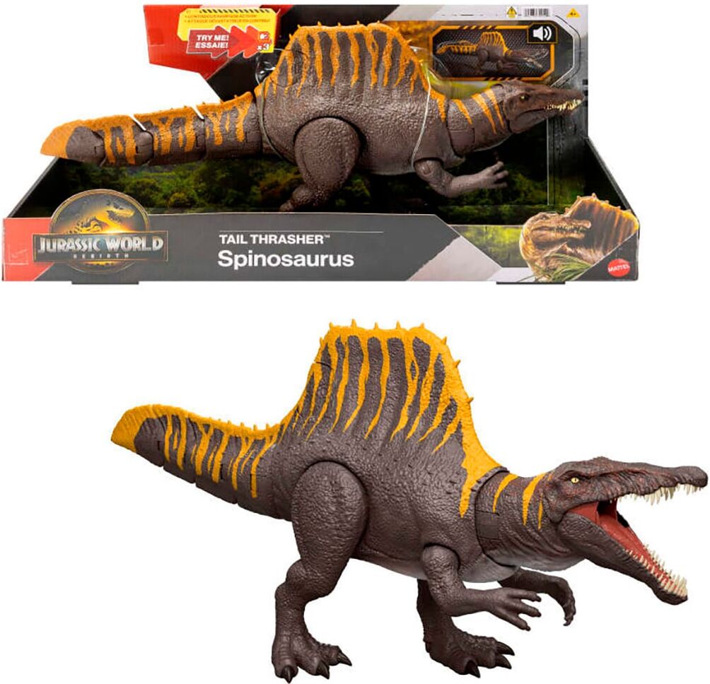 Actionfigur MATTEL "Jurassic World, Rebirth, Spinosaurus", bunt, Spielfiguren, KinderB:15cm H:25cm T:55cm, Kunststoff, Actionfigur, B:15cm H:25cm T:55cm