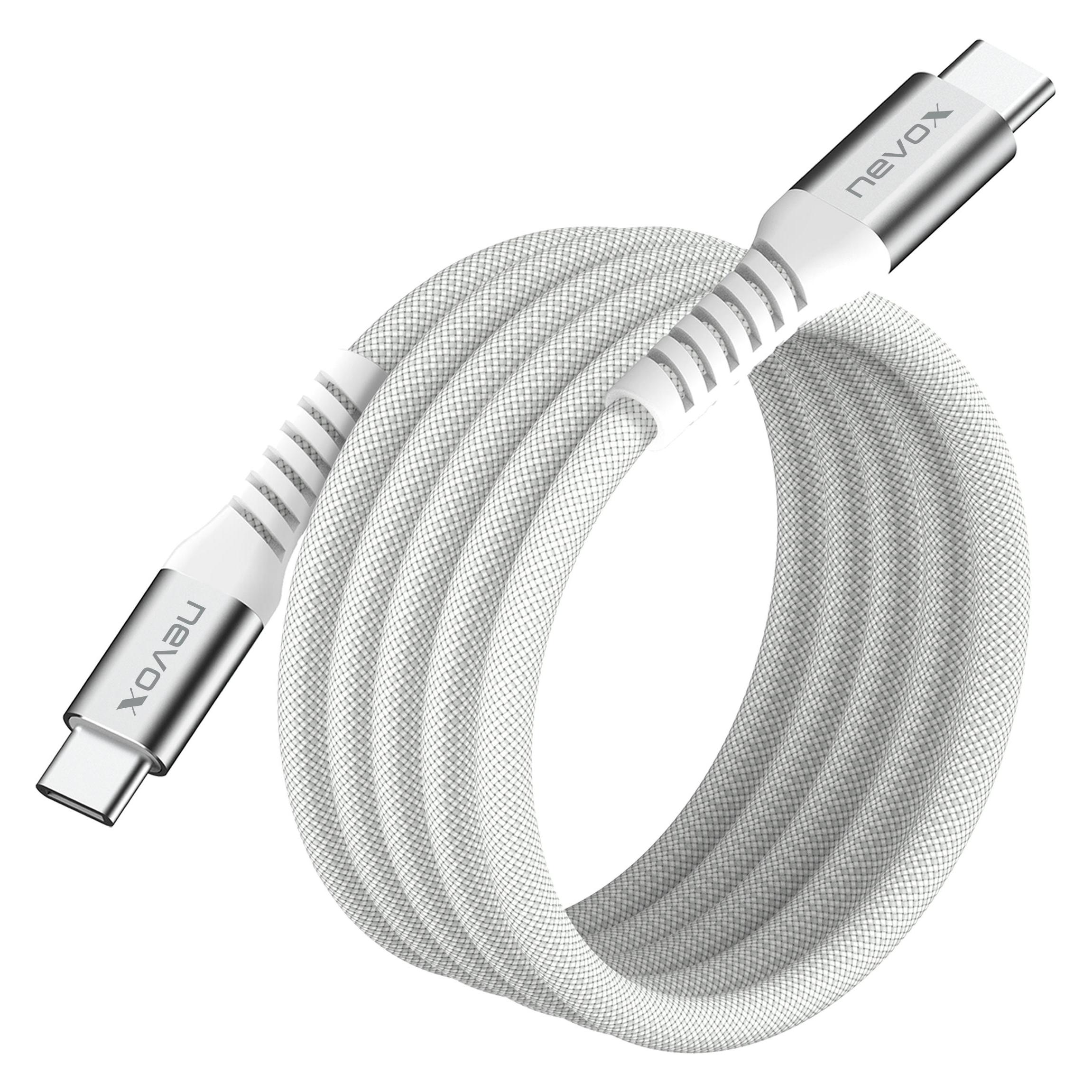 Nevox 2M - USB-C zu USB-C 2.0 Kabel 48V/5A (2 m, USB 2.0, 240 W) (2478)