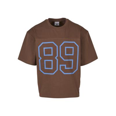 T-Shirt KARL KANI "Karl Kani 89 Boxy T-Shirt", Herren, Gr. L, braun, 100% Baumwolle, bedruckt, oversize, Rundhals, Shirts T-Shirt