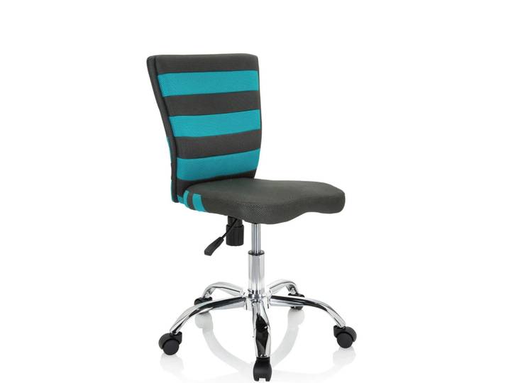 KIDDY COMFORT I - Kinderdrehstuhl Grau/Türkis