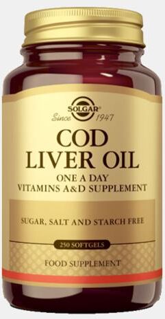 SOLGAR OLEO FIGADO DE BACALHAU 250 CAPSULAS