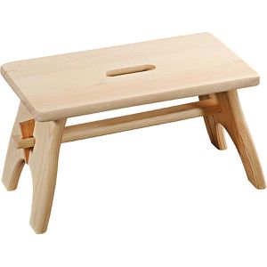 Kesper Tritthocker 69577, aus Holz, 1 Stufe, natur