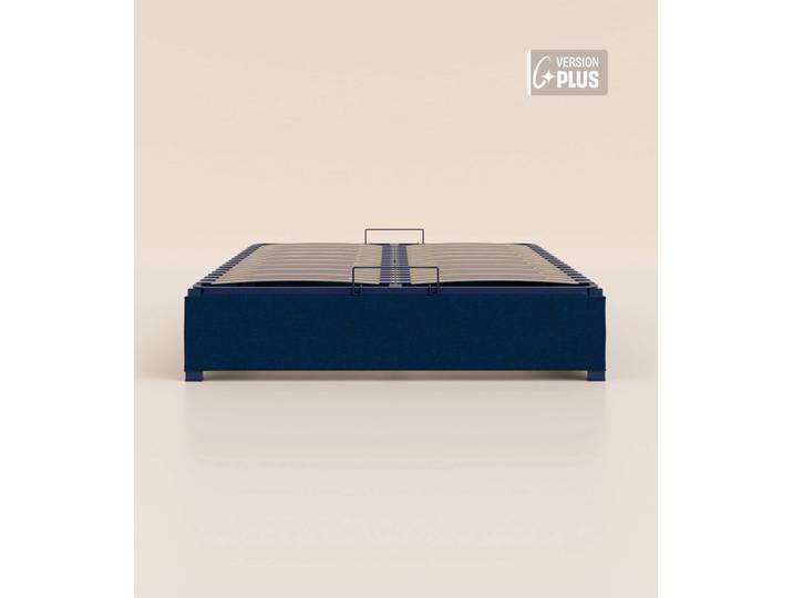 Sommier coffre 140x190 cm Plus - Bleu - Tediber