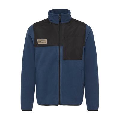 Fleecejacke BLEND "Fleecejacke BHMas", Herren, Gr. 3XL, blau (marineblaus), Obermaterial: 100% Polyester PES., Jacken Fleecejacke