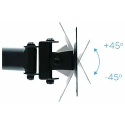 TV-Halterung für Büro TooQ DB1327TN-B 13"-27" 8 kg Schwarz