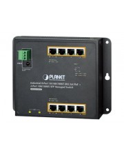 Planet Switch managed 8 x 10/100/1000 PoE+ + 2 x SFP an DIN-Schiene montierbar wandmontierbar 200 W Gleichstrom (WGS-4215-8P2S)