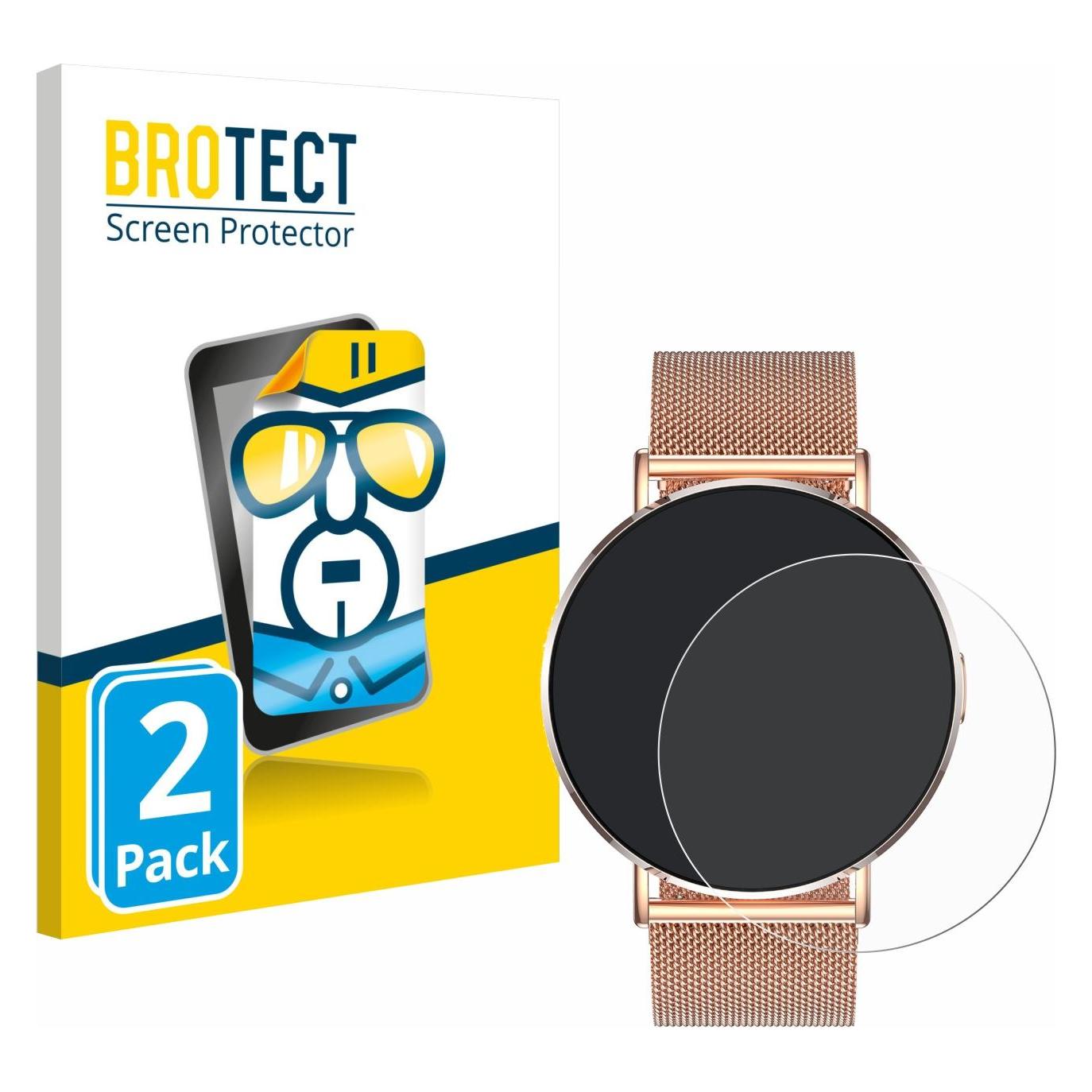 Brotect Schutzfolie für Levowatch Eve 1.3" Displayschutz Displayschutzfolie Folie Klar Transparent (1860159)