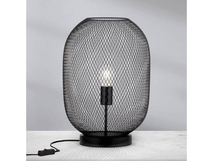 ORION Tischlampe Georgina, schwarz, für Wohn- / Esszimmer, Metall, Modern