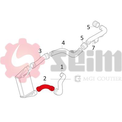SEIM Ladeluftschlauch 981055 für VW