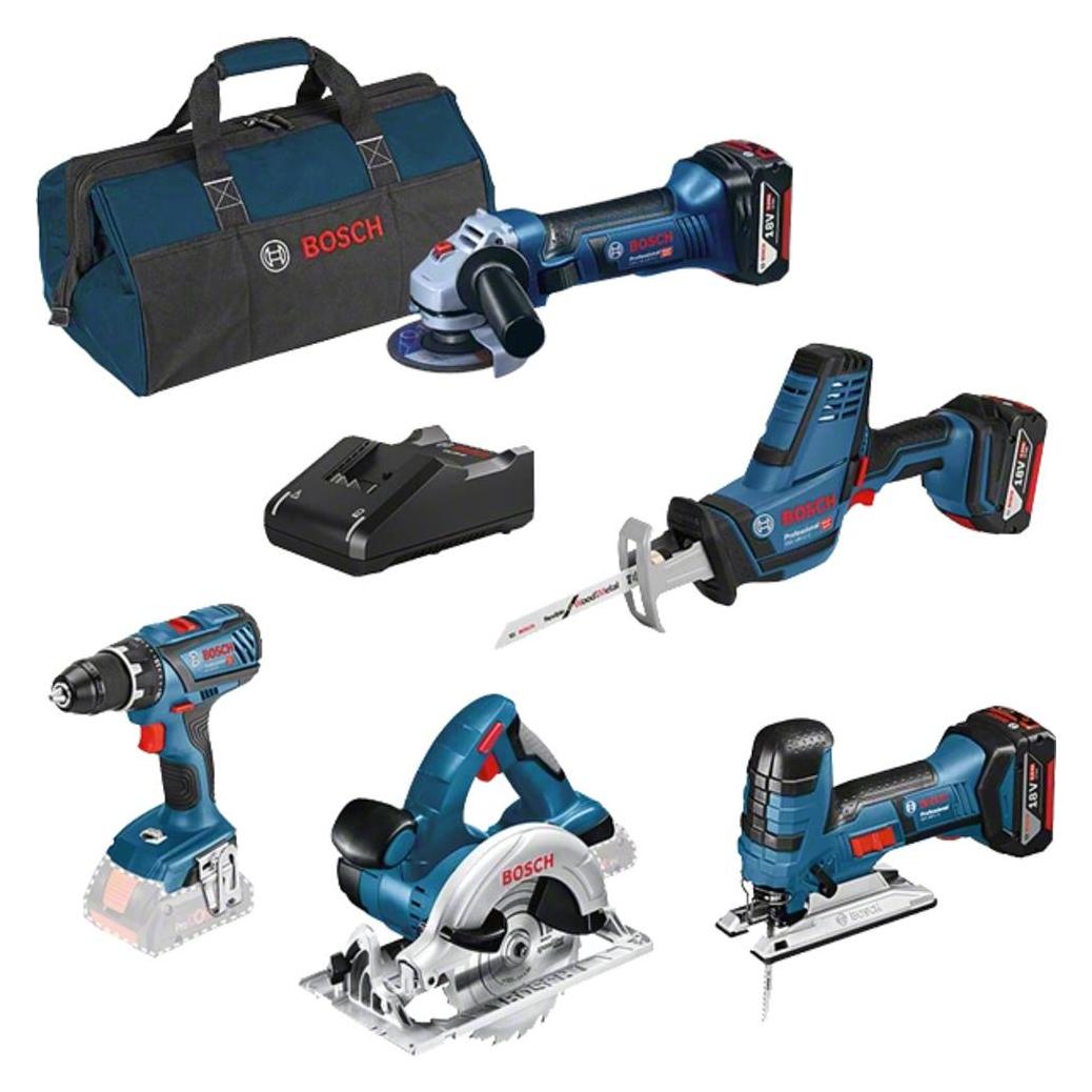 Bosch Professional 18V 5 tool KIT (0615990L59)