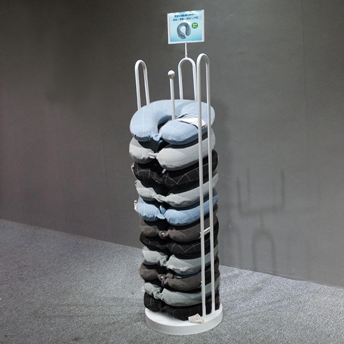 Kussen Organizer Stand Wit - Textiel Display Rek - U-vormige Winkel Display - Hoogte: 160 cm