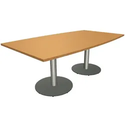fm Büromöbel Besprechungstisch »Sidney« 200 cm braun, 200x100 cm