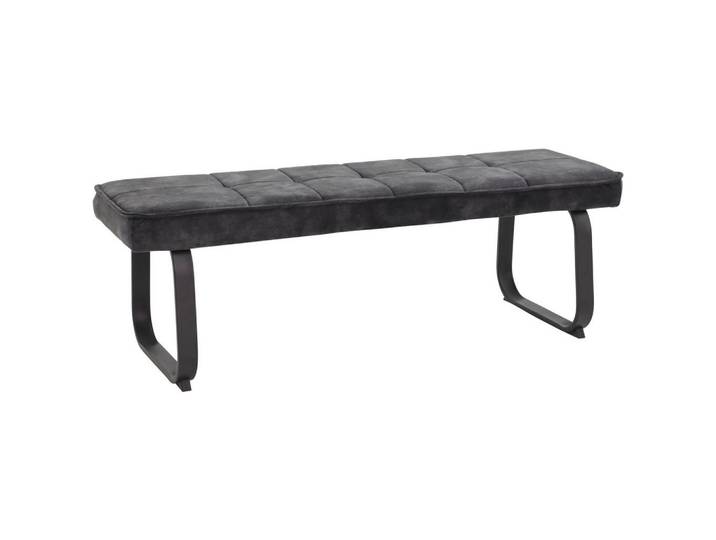 Carryhome Sitzbank, Anthrazit, Metall, 140x48x45 cm, Esszimmer, Bänke, Sitzbänke