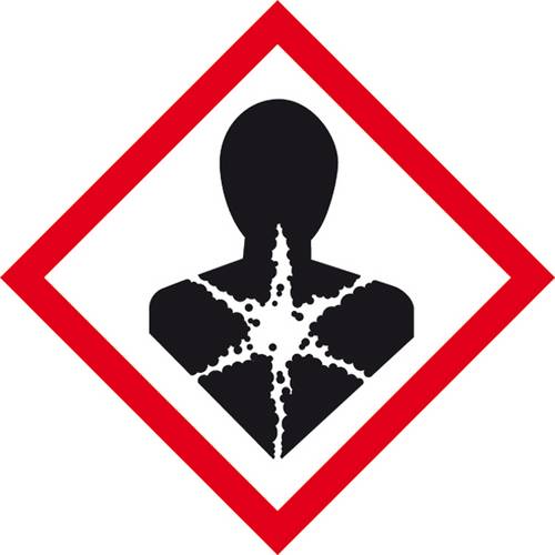 SafetyMarking 31.B1044 GHS-Gefahrenpiktogramm 08 Gesundheitsgefahr Folie selbstklebend (B x H) 52mm x 52mm 500St.