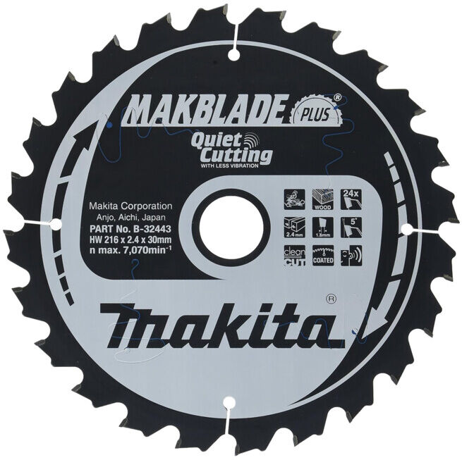 Makita Makblade+ Scie Makita 216x30x24Z (B-32443) (B-32443)