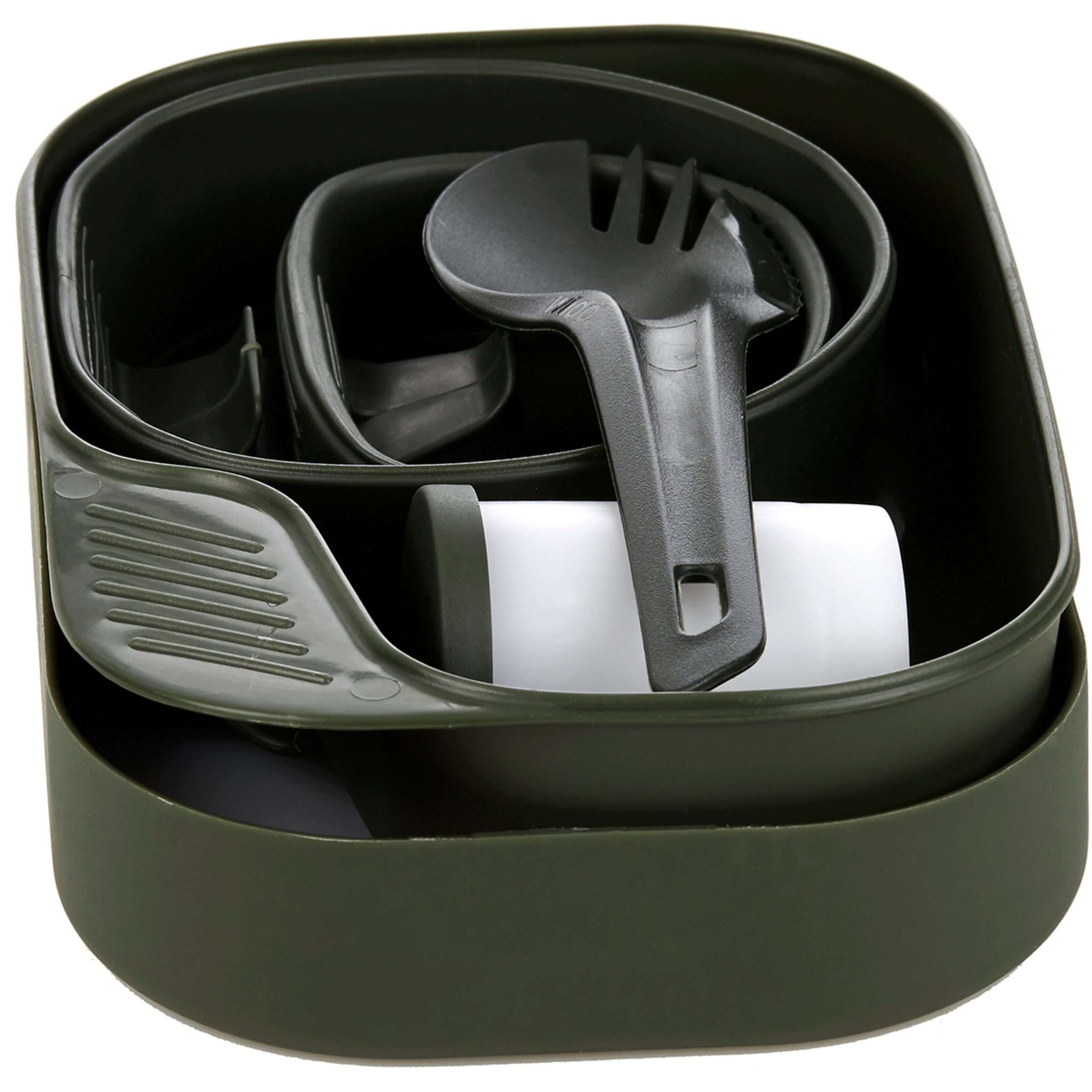 Wildo Camp-A-Box Complete Essgeschirr Campinggeschirr oliv