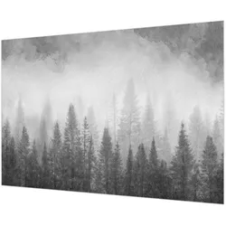 FOTOTAPETE 312x219 cm - Waldnebel