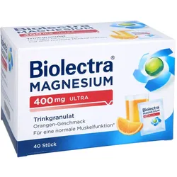 Biolectra Magnesium 400 mg ultra Trinkgranulat Orange
