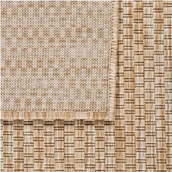 TT Home, Teppich, Teppich Outdoor Wohnzimmer Esszimmer Balkon Wetterfest (120 cm)