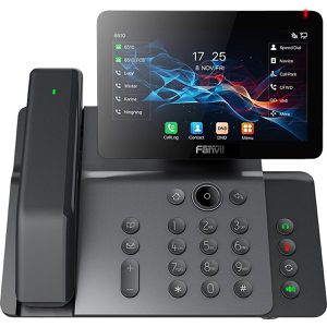 Fanvil V66 Pro Telefon, anthrazit, schnurlos, mit Touchscreen, WLAN, Bluetooth