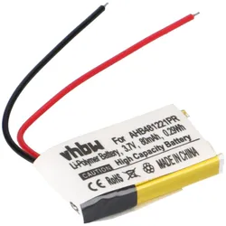 Headset-Akku 3,7V 80mAh Li-Polymer passend für Bose Headset Serie 2 – Referenz AHB481221PR
