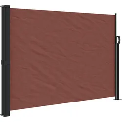 vidaXL Seitenmarkise Ausziehbar Braun 140x300 cm