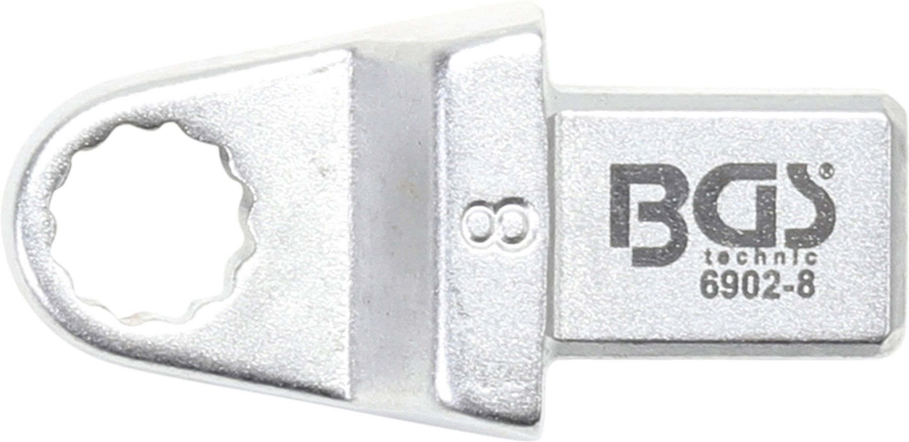 BGS Einsteck-Ringschlüssel 6902-8, 8 mm, Aufnahme 9 x 12 mm ; BGS technic)